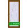 Pricing Tilt-and-Turn 909x2100 mm REHAU OPTIMUM EURO-DESIGN 70 GOLDEN OAK two-sided. Price: 2 202.47 PLN
