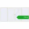 Ustalenie cen Okna skrzydłowe 2800x1400 mm REHAU ENERGY-SAVING SYNEGO MD RAL 9016 Traffic white dwustronny. Cena: 778,83 €