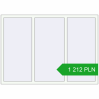 Pricing Tilt-and-Turn 1740x1240 mm REHAU OPTIMUM EURO-DESIGN 70 RAL 9016 Traffic white two-sided. Price: 1 211.57 PLN