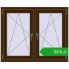 Ustalenie cen Okna skrzydłowe 1095x890 mm REHAU ENERGY-SAVING SYNEGO MD DARK_OAK dwustronny. Cena: 1808,23 zł