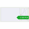 Pricing Tilt-and-Turn 2335x1200 mm REHAU ENERGY-SAVING SYNEGO MD RAL 9016 Traffic white two-sided. Price: 2 320.4 PLN