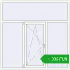 Pricing Tilt-and-Turn 1800x1800 mm REHAU OPTIMUM EURO-DESIGN 70 RAL 9016 Traffic white two-sided. Price: 1 904.53 PLN