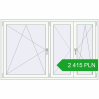 Pricing Tilt-and-Turn 1850x1150 mm REHAU OPTIMUM EURO-DESIGN 70 RAL 9016 Traffic white two-sided. Price: 2 415.03 PLN
