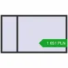 Pricing Tilt-and-Turn 2000x1150 mm REHAU OPTIMUM EURO-DESIGN 70 ANTHRACITE_GREY_GLATT two-sided. Price: 1 651.15 PLN