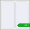 Pricing Tilt-and-Turn 1000x1000 mm ALU STANDARD 72 RAL 9016 Traffic white two-sided. Price: 322,37 €