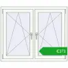 Ustalenie cen Okna skrzydłowe 1200x980 mm REHAU ENERGY-SAVING SYNEGO MD BLACK_ULTI-MATT zewnętrzny. Cena: 373,38 €
