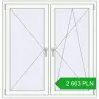 Pricing Tilt-and-Turn 1300x1350 mm REHAU ENERGY-SAVING SYNEGO MD GOLDEN OAK external. Price: 2 662.52 PLN