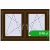 Ustalenie cen Okna rozwierne 1050x680 mm REHAU ENERGY-SAVING SYNEGO MD DARK_OAK dwustronny. Cena: 1997,95 zł