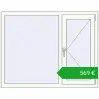Ustalenie cen Okna skrzydłowe 1300x1015 mm KORSA BRILLANT DESIGN. Cena: 568,96 €