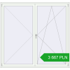 Pricing Tilt-and-Turn 2000x1900 mm REHAU ENERGY-SAVING SYNEGO MD RAL 9016 Traffic white two-sided. Price: 3 667.4 PLN