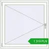 Pricing Tilt-and-Turn 1100x1100 mm REHAU OPTIMUM EURO-DESIGN 70 RAL 9016 Traffic white two-sided. Price: 1 318.57 PLN