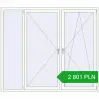 Pricing Tilt-and-Turn 2080x1800 mm REHAU OPTIMUM EURO-DESIGN 70 RAL 9016 Traffic white two-sided. Price: 2 800.53 PLN