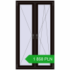 Ustalenie cen Tilt-and-Turn 980x1750 mm REHAU OPTIMUM EURO-DESIGN 70 BLACK_BROWN two-sided. Cena: 1 857.93 PLN