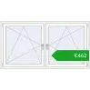 Ustalenie cen Okna rozwierne 1800x965 mm REHAU ENERGY-SAVING SYNEGO MD BLACK_BROWN zewnętrzny. Cena: 462,09 €