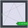 Pricing Tilt-and-Turn 1170x1170 mm REHAU ENERGY-SAVING SYNEGO MD ANTHRACITE_GREY_STRUKTURAL two-sided. Price: 2 147.49 PLN