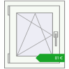 Ustalenie cen Okna skrzydłowe 500x560 mm EPSILON OPTIMA ANTHRACITE_GREY_STRUKTURAL zewnętrzny. Cena: 81,10 €