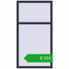 Pricing Tilt-and-Turn 800x1500 mm KORSA ENERGY-SAVING REHAU SYNEGO MD. Price: 559,15 €