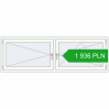 Pricing Tilt-and-Turn 2000x650 mm REHAU ENERGY-SAVING SYNEGO MD RAL 9016 Traffic white two-sided. Price: 1 935.95 PLN