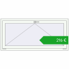 Ustalenie cen Okna skrzydłowe 1500x700 mm REHAU OPTIMUM EURO-DESIGN 70 RAL 9016 Traffic white dwustronny. Cena: 216,03 €