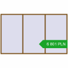 Pricing Tilt-and-Turn 4000x2400 mm REHAU OPTIMUM EURO-DESIGN 70 GOLDEN OAK two-sided. Price: 6 801.09 PLN