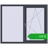 Pricing Tilt-and-Turn 1450x1200 mm CLASICTHERM 70 ANTHRACITE_GREY_STRUKTURAL two-sided. Price: 417,56 €