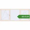 Pricing Tilt-and-Turn 2800x1150 mm KORSA OPTIMUM REHAU EURO 70. Price: 992.67 EUR