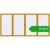Ustalenie cen Okna skrzydłowe 5000x2300 mm ALU STANDARD 72 RAL 1006 Maize yellow dwustronny. Cena: 3948,23 €