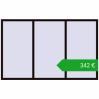 Ustalenie cen Okna skrzydłowe 2400x1500 mm REHAU OPTIMUM EURO-DESIGN 70 BLACK_BROWN dwustronny. Cena: 341,63 €