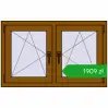 Pricing Tilt-and-Turn 1065x665 mm REHAU ENERGY-SAVING SYNEGO MD GOLDEN OAK two-sided. Price: 1909,30 zł