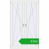 Pricing Tilt-and-Turn 1200x2000 mm REHAU OPTIMUM EURO-DESIGN 70 RAL 9016 Traffic white two-sided. Price: 454,08 €