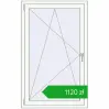 Pricing Okna skrzydłowe 895x1449 mm REHAU ENERGY-SAVING SYNEGO MD RAL 9016 Traffic white dwustronny. Price: 1119,73 zł