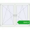 Ustalenie cen Okna skrzydłowe 1545x1235 mm REHAU ENERGY-SAVING SYNEGO MD RAL 9016 Traffic white dwustronny. Cena: 1848,07 zł