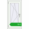 Ustalenie cen Okna skrzydłowe 500x1000 mm EPSILON OPTIMA RAL 9016 Traffic white dwustronny. Cena: 78,11 €