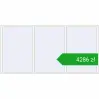 Ustalenie cen Okna rozwierne 3000x1500 mm ALU STANDARD 72 RAL 9016 Traffic white dwustronny. Cena: 4285,56 zł