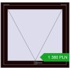 Pricing Tilt-and-Turn 1000x950 mm REHAU OPTIMUM EURO-DESIGN 70 CHOCOLATE_BROWN two-sided. Price: 1 379.58 PLN