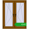 Ustalenie cen Okna skrzydłowe 1035x1235 mm REHAU ENERGY-SAVING SYNEGO MD GOLDEN OAK dwustronny. Cena: 539,93 €