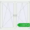 Pricing Tilt-and-Turn 1465x1435 mm REHAU OPTIMUM EURO-DESIGN 70 RAL 9016 Traffic white two-sided. Price: 2 309.03 PLN