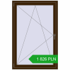 Pricing Tilt-and-Turn 1000x1500 mm REHAU OPTIMUM EURO-DESIGN 70 DARK_OAK two-sided. Price: 1 825.8 PLN