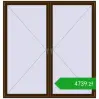 Pricing Tilt-and-Turn 2200x2300 mm REHAU OPTIMUM EURO-DESIGN 70 DARK_OAK two-sided. Price: 4739,33 zł