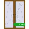 Ustalenie cen Okna skrzydłowe 1800x2350 mm REHAU ENERGY-SAVING SYNEGO MD GOLDEN OAK dwustronny. Cena: 6252,95 zł