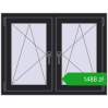 Ustalenie cen Okna skrzydłowe 1035x800 mm REHAU ENERGY-SAVING SYNEGO MD BLACK_ULTI-MATT dwustronny. Cena: 1487,58 zł