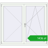 Pricing Tilt-and-Turn 1500x1350 mm REHAU OPTIMUM EURO-DESIGN 70 RAL 9016 Traffic white two-sided. Price: 1436,03 zł