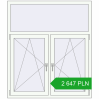 Pricing Tilt-and-Turn 1300x1500 mm REHAU ENERGY-SAVING SYNEGO MD RAL 9016 Traffic white two-sided. Price: 2 646.92 PLN
