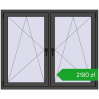 Ustalenie cen Okna skrzydłowe 1455x1190 mm REHAU ENERGY-SAVING SYNEGO MD BASALT_GREY dwustronny. Cena: 2179,51 zł