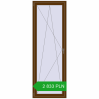 Pricing Tilt-and-Turn 800x2300 mm REHAU ENERGY-SAVING SYNEGO MD WALNUT two-sided. Price: 2 833.22 PLN