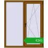 Ustalenie cen Okna skrzydłowe 1250x1500 mm EPSILON OPTIMA GOLDEN OAK dwustronny. Cena: 243,19 €