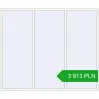 Pricing Tilt-and-Turn 2600x2200 mm REHAU OPTIMUM EURO-DESIGN 70 RAL 9016 Traffic white two-sided. Price: 3 912.84 PLN