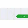 Ustalenie cen Okna skrzydłowe 5000x2300 mm ALU STANDARD 72 RAL 9016 Traffic white dwustronny. Cena: 16 707,83 zł