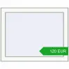 Pricing Tilt-and-Turn 730x580 mm REHAU ARTEVO RAL 9016 Traffic white two-sided. Price: 120.25 EUR