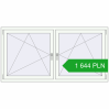 Pricing Tilt-and-Turn 1840x935 mm REHAU ENERGY-SAVING SYNEGO MD RAL 9016 Traffic white two-sided. Price: 1643,55 zł